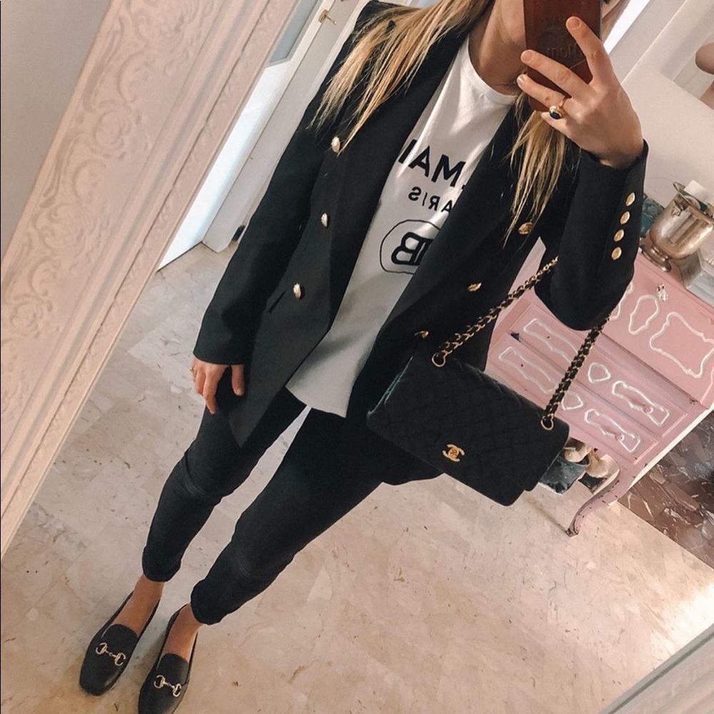 ✨BLOG FAV✨NWT Zara Tailored Double Breasted Blazer